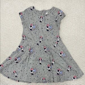 GAP Gray Kids Dress with Cartoon Design